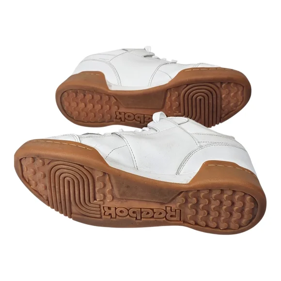 Reebok White and Brown Sneakers - Picture 11 of 12